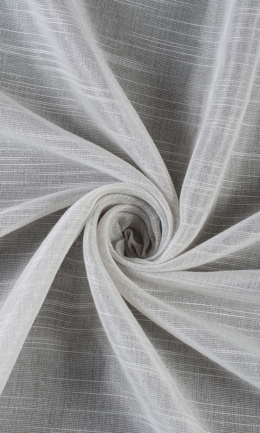 Plain Sheer Fabric By the Yard for Curtains & Drapes (Light Gray)