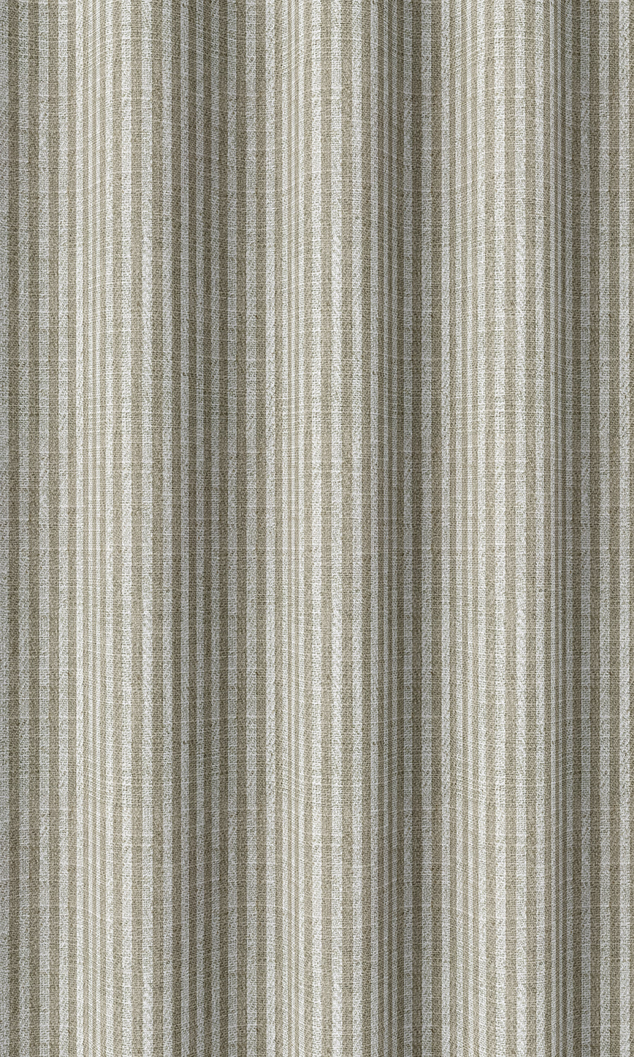 Pinstripe Home Décor Fabric By the Yard (Beige/ White)