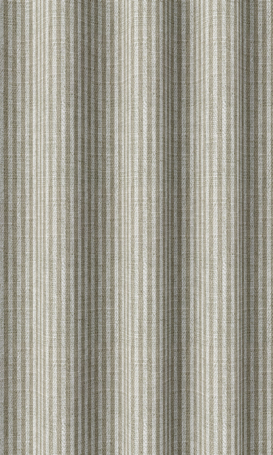 Pinstripe Home Décor Fabric By the Yard (Beige/ White)