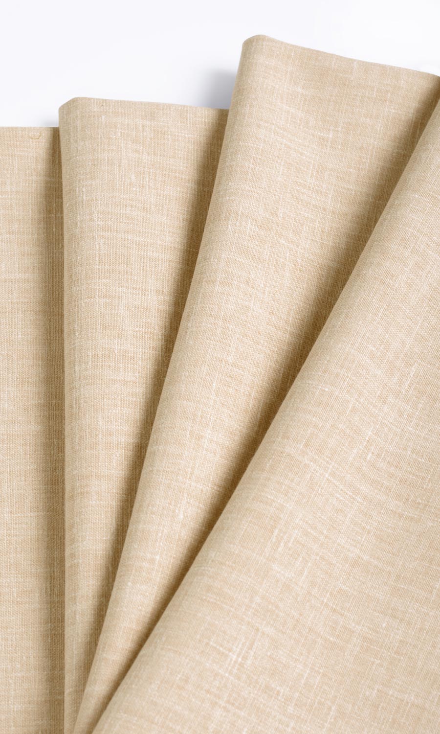 Poly-Cotton Blend Window Treatments Fabric Sample (Peach Pink)