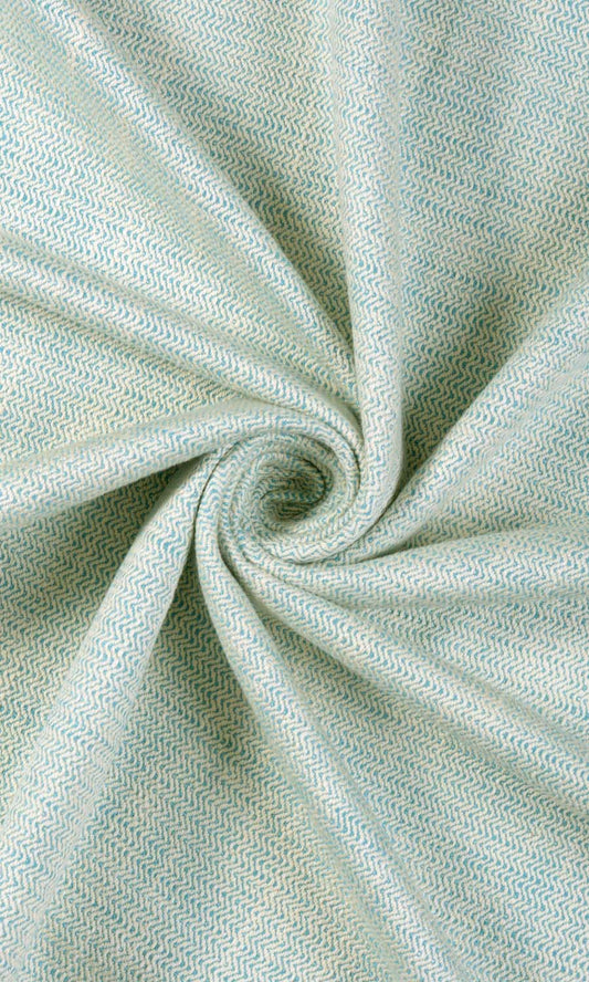 Textured Cotton Home Décor Fabric By the Yard (Pastel Blue)