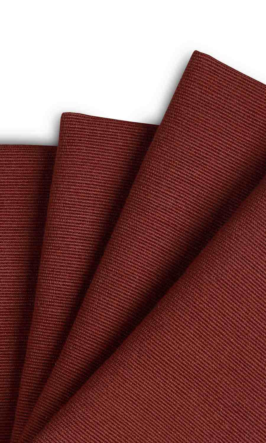 Cotton Window Treatments Fabric By the Yard (Burnt Orange)