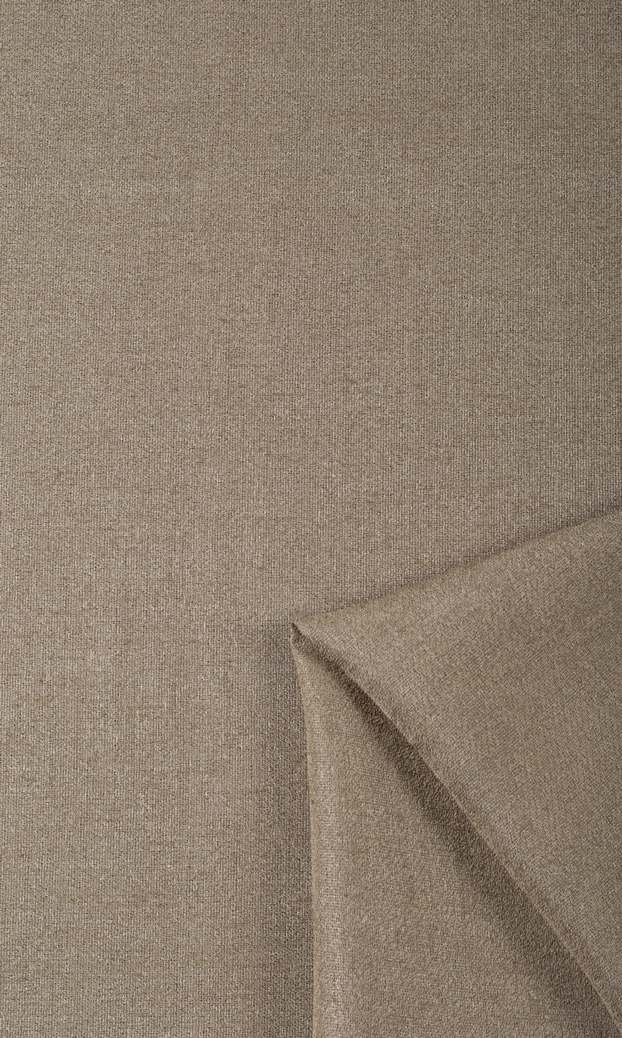 Semi-Sheer Fabric By the Yard for Curtains & Drapes (Caramel Brown)