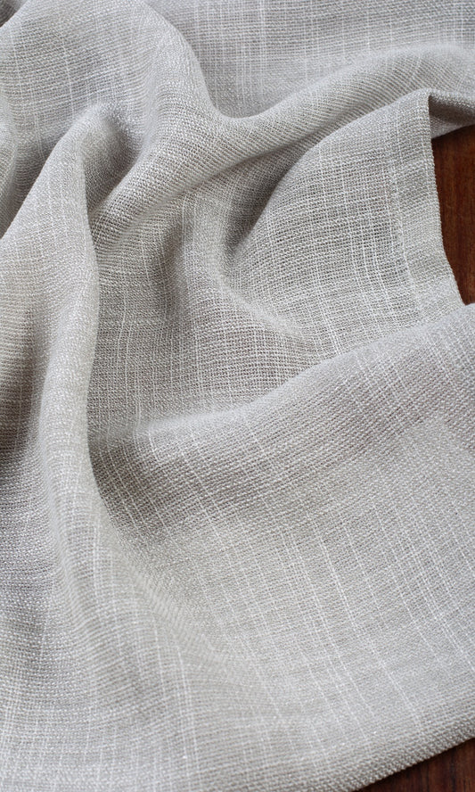 Textured Sheer Home Décor Fabric By the Yard (Smoke Gray)