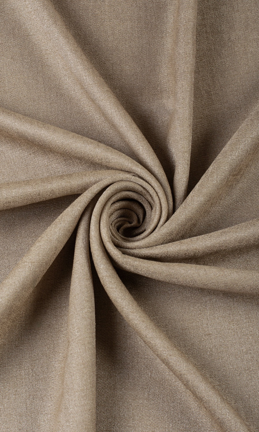 Semi-Sheer Window Treatments Fabric By the Yard (Caramel Brown)