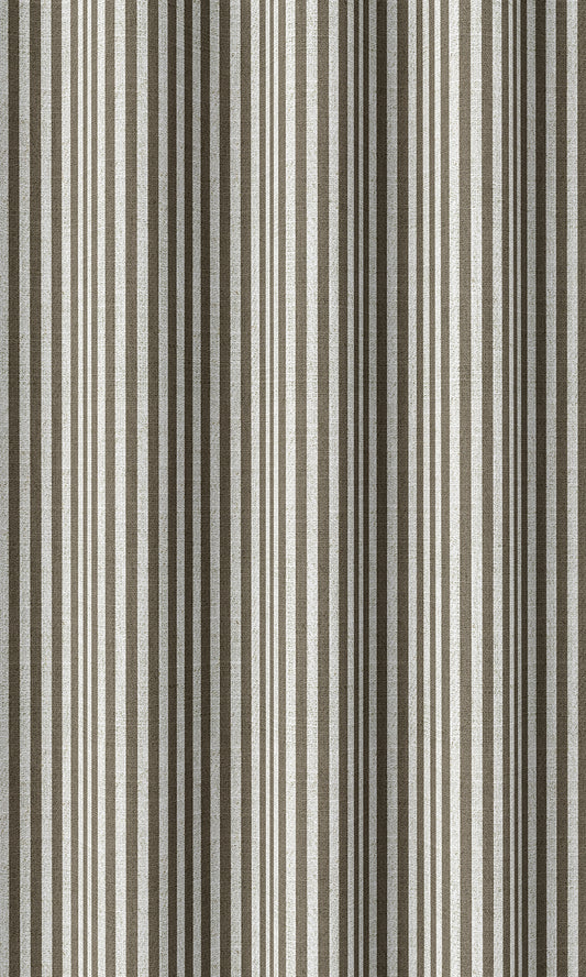 Geometric Print Home Décor Fabric Sample (Cedar Brown/ White)
