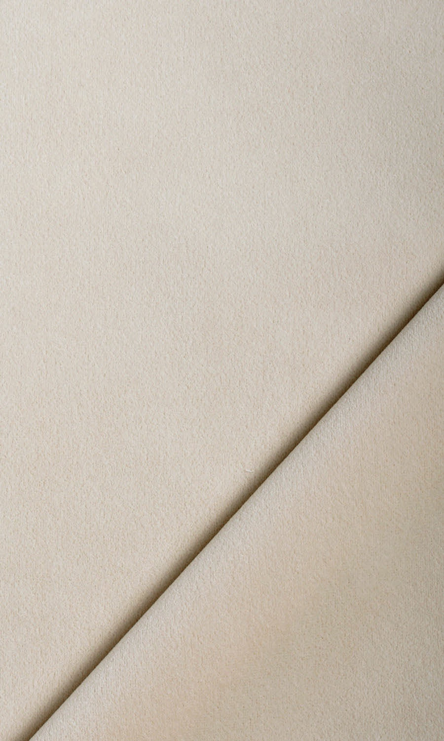 Velvet Fabric Material By the Yard (Pale Beige)