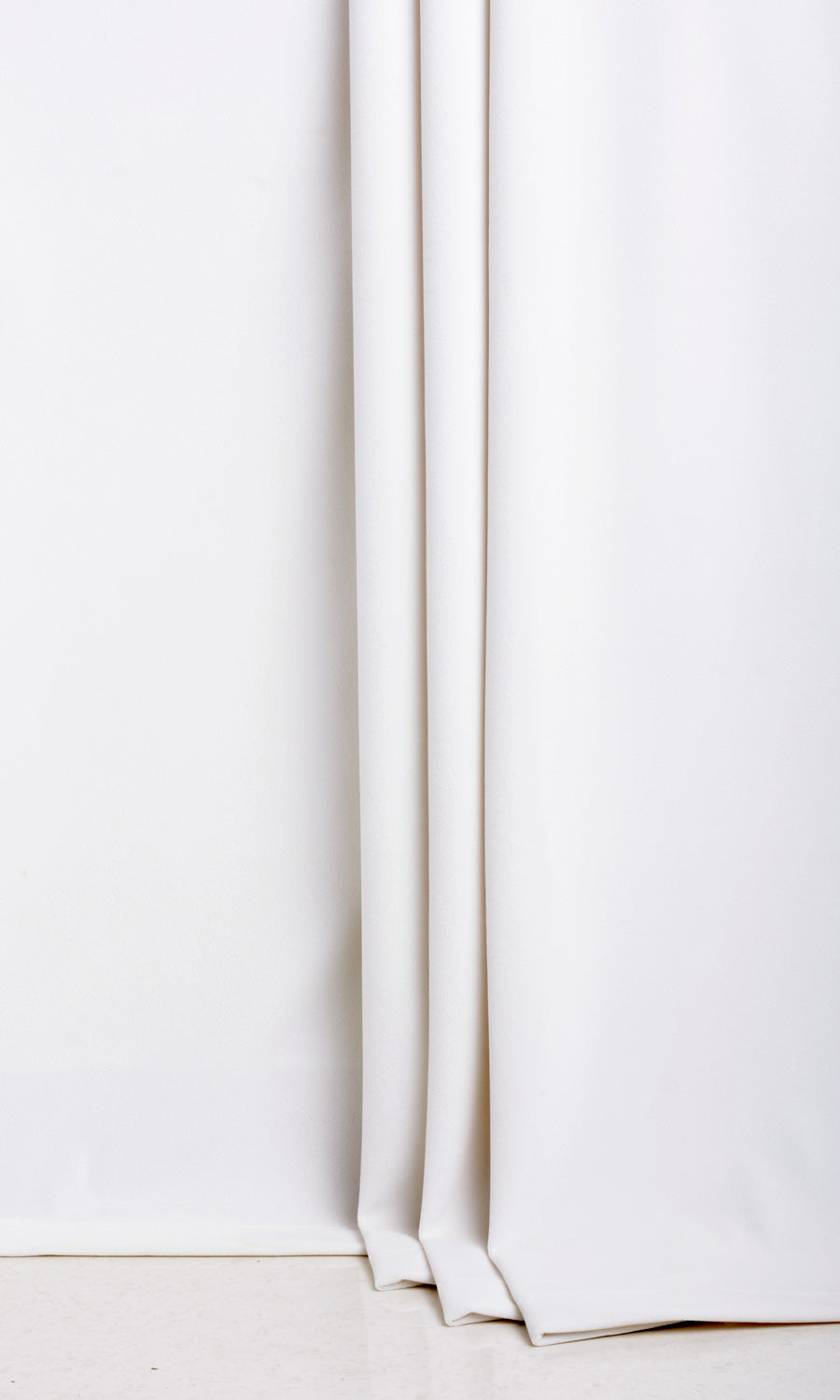 Velvet Free Fabric Material Sample (White)