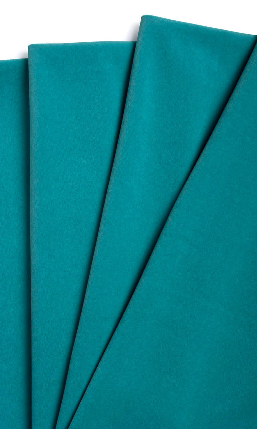 Velvet Home Textile Fabric Material By the Yard (Cerulean Blue)