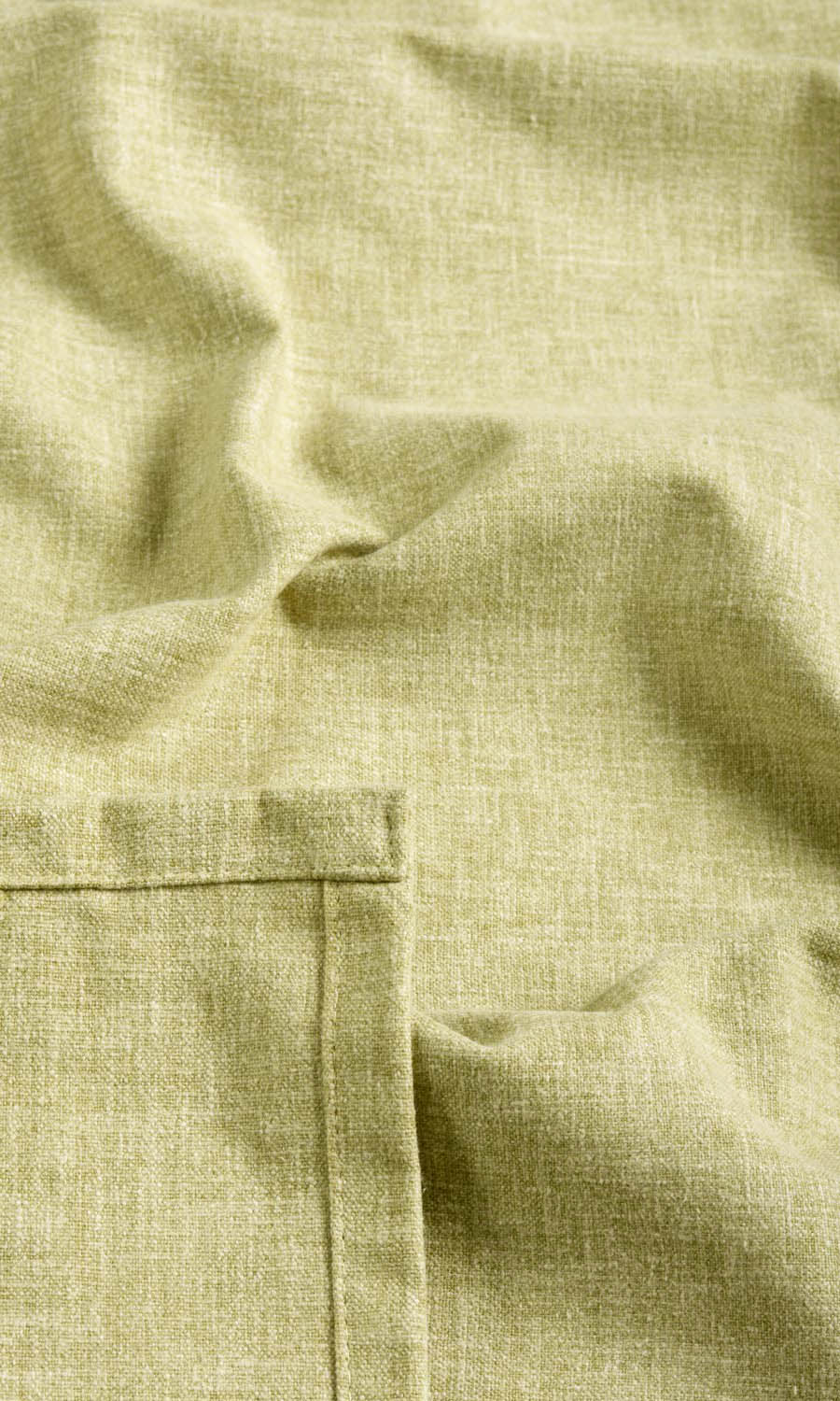 Poly-Cotton Fabric Sample for Curtains & Drapes (Pale Olive)