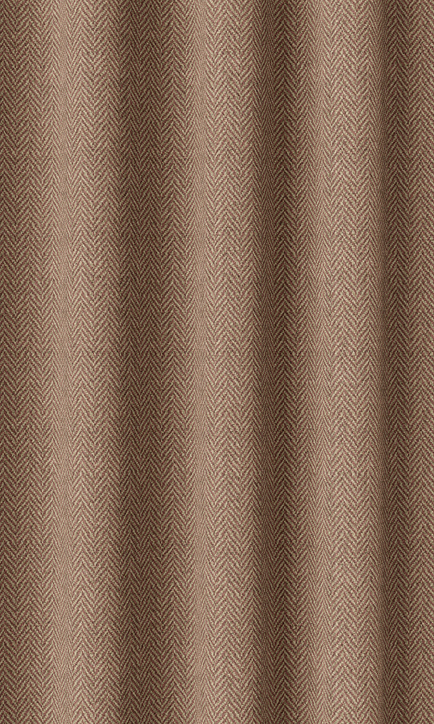 Herringbone Textured Home Décor Fabric By the Yard (Orange)