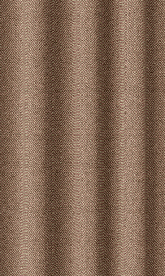 Herringbone Textured Home Décor Fabric By the Yard (Orange)