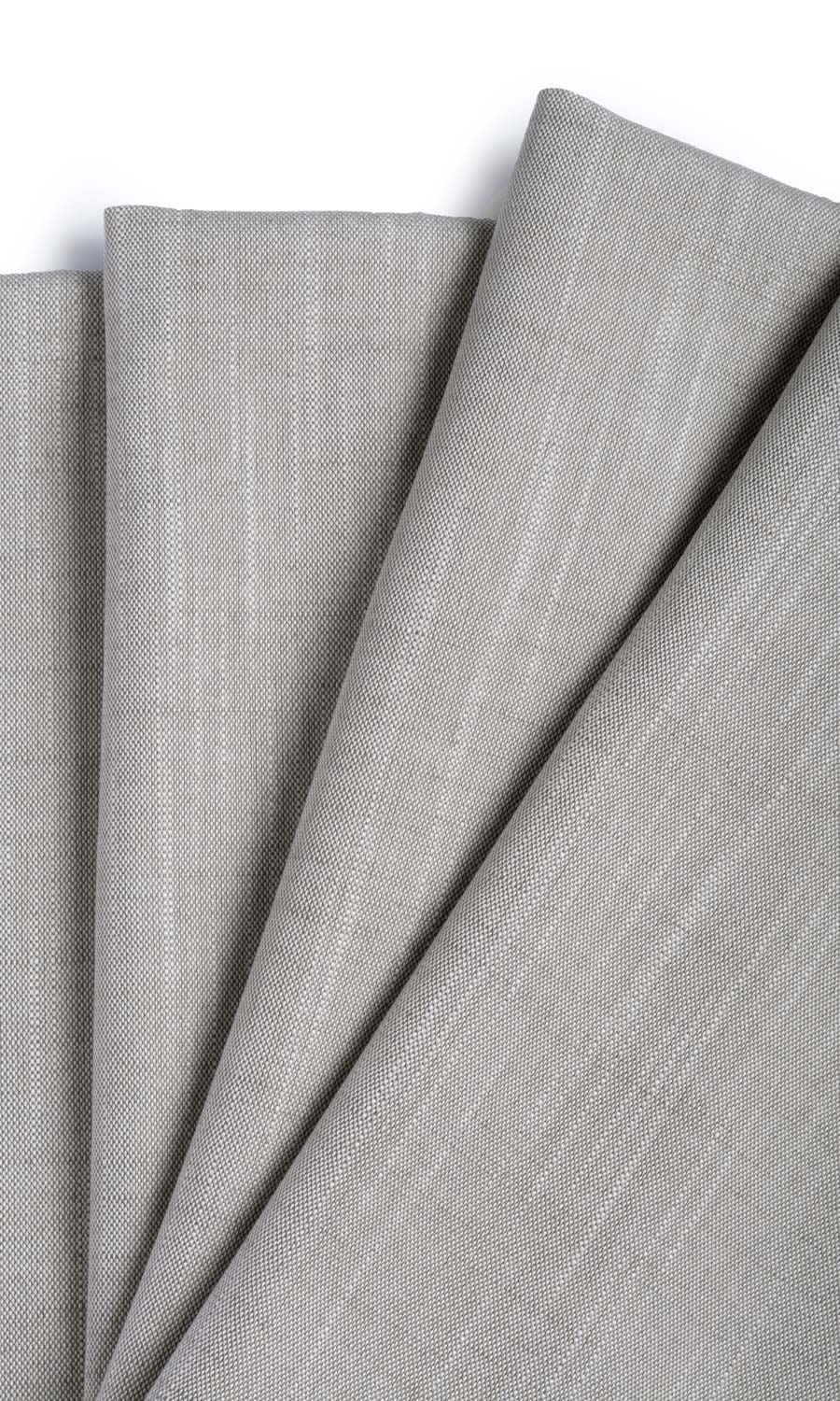 Plain Linen Texture Home Textile Fabric Material Sample (Warm Grey)