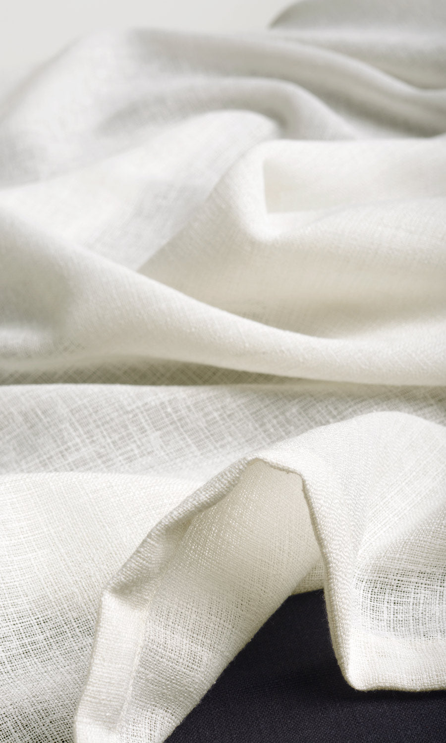 Sheer Pinch Pleat, Rod Pocket, Eyelet Curtains (Pearl White)
