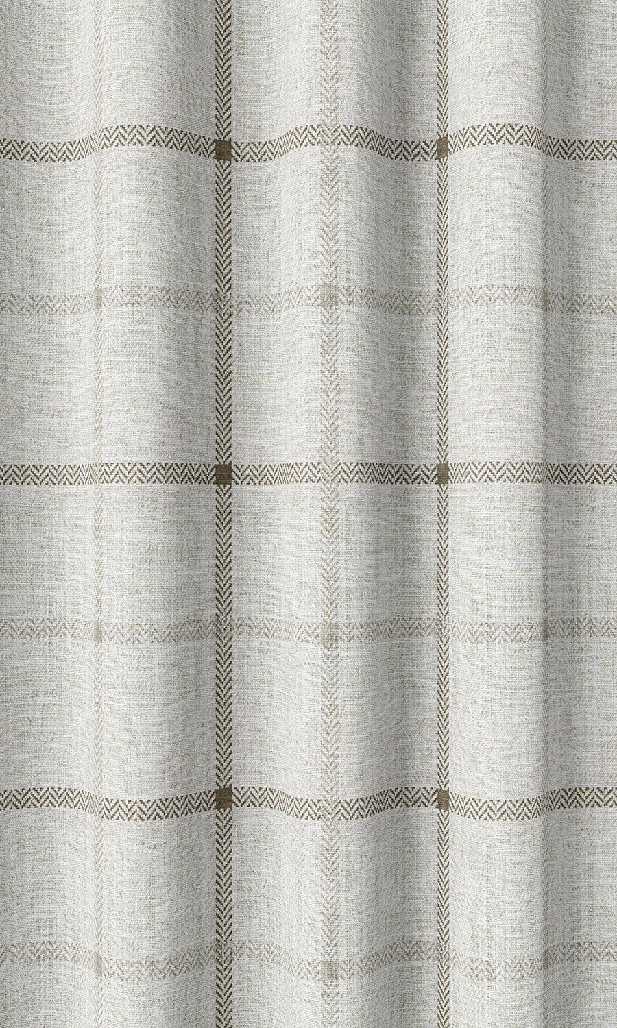 Modern Striped Print Home Décor Fabric By the Yard (White/ Beige)