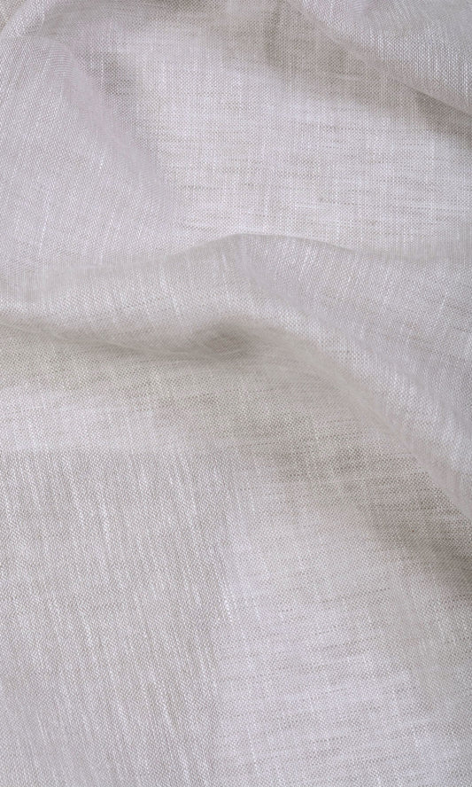 Linen Sheer Home Décor Fabric By the Yard (Ash Gray/ Abalone Gray)