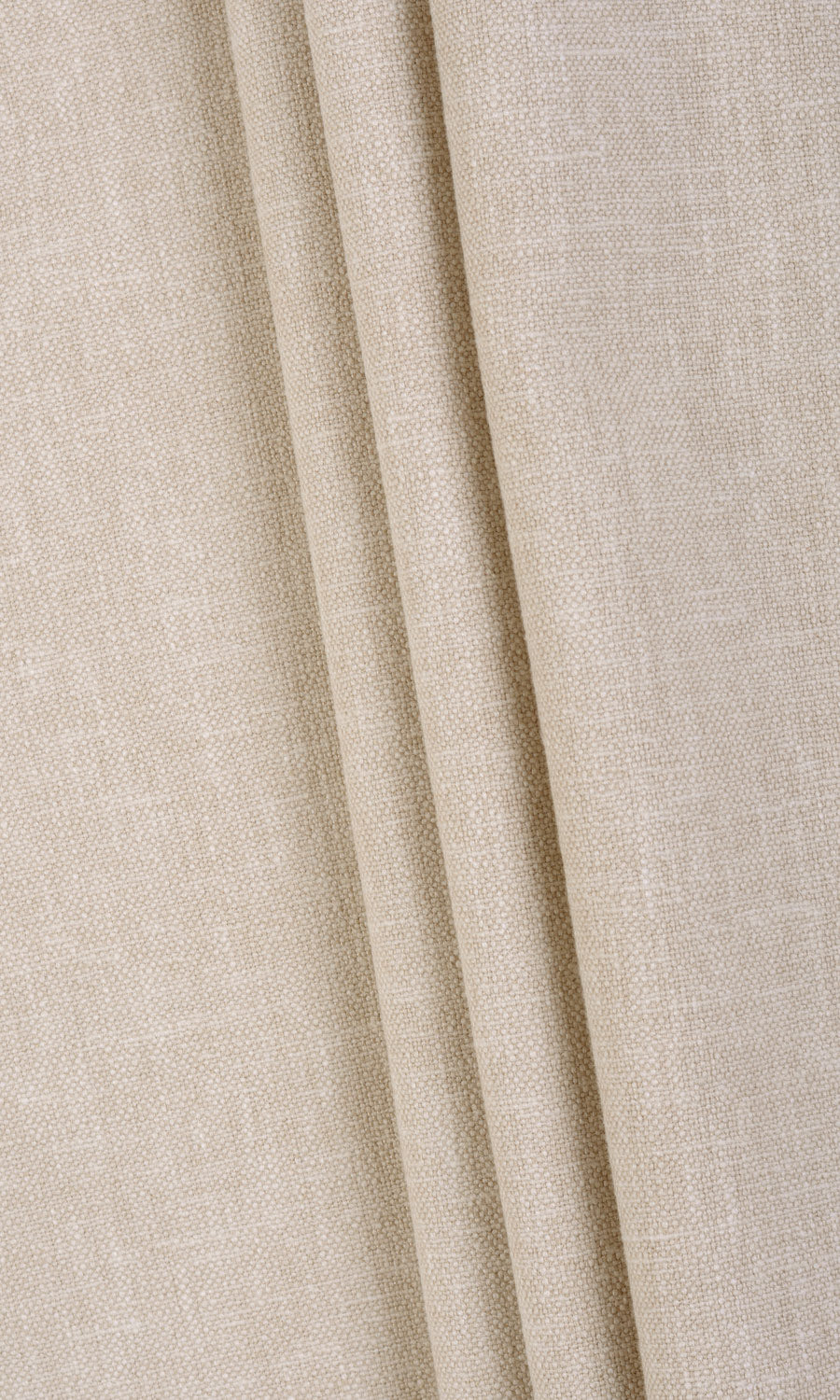 Linen Blend Home Textile Fabric Material Sample (Beige)