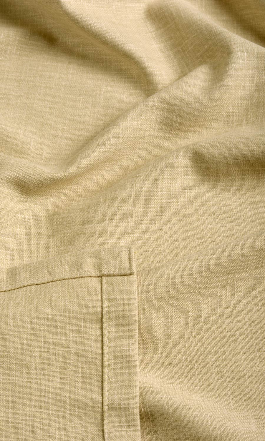 Linen Texture Fabric Sample for Curtains & Drapes (Wheat Beige)