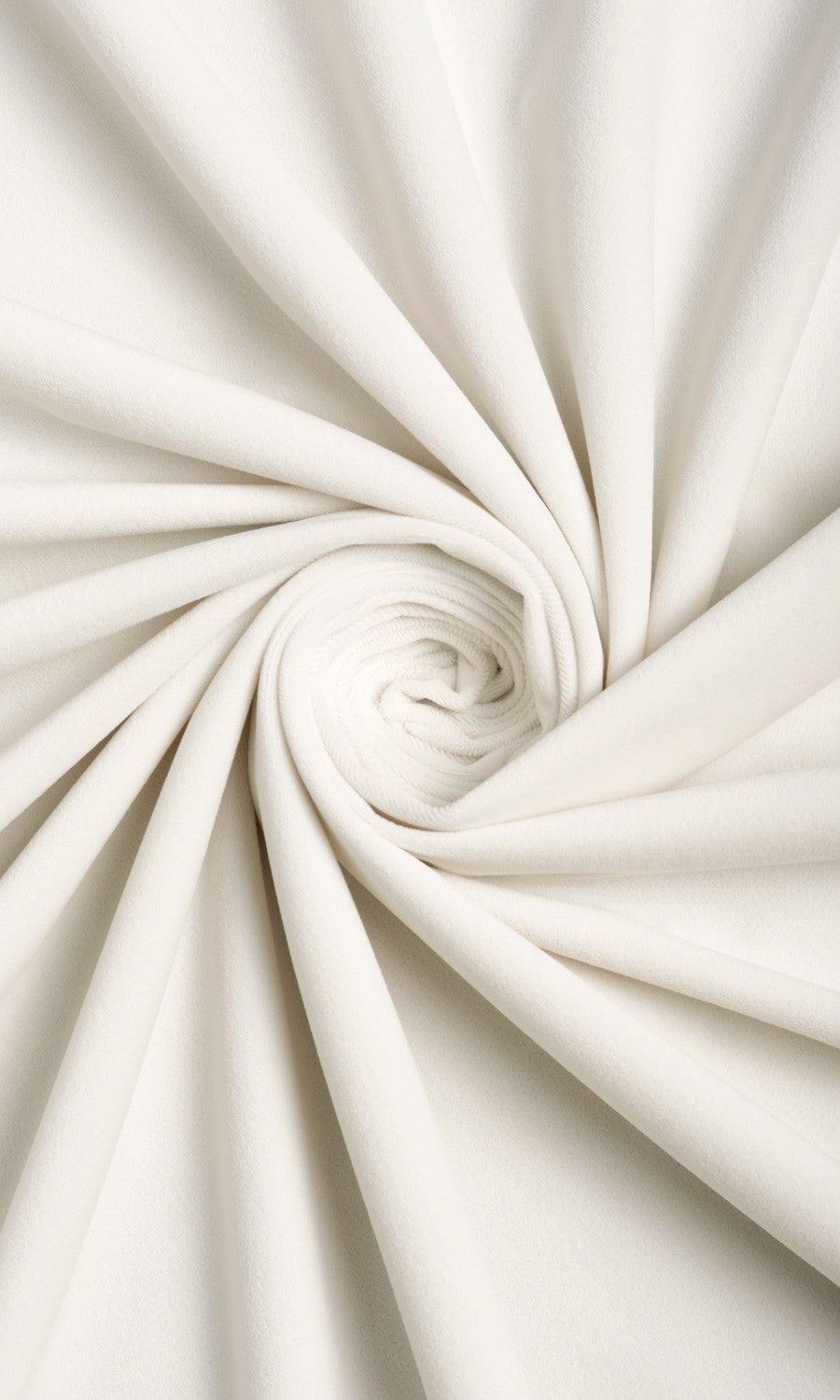 Velvet Home Décor Fabric By the Yard (White)