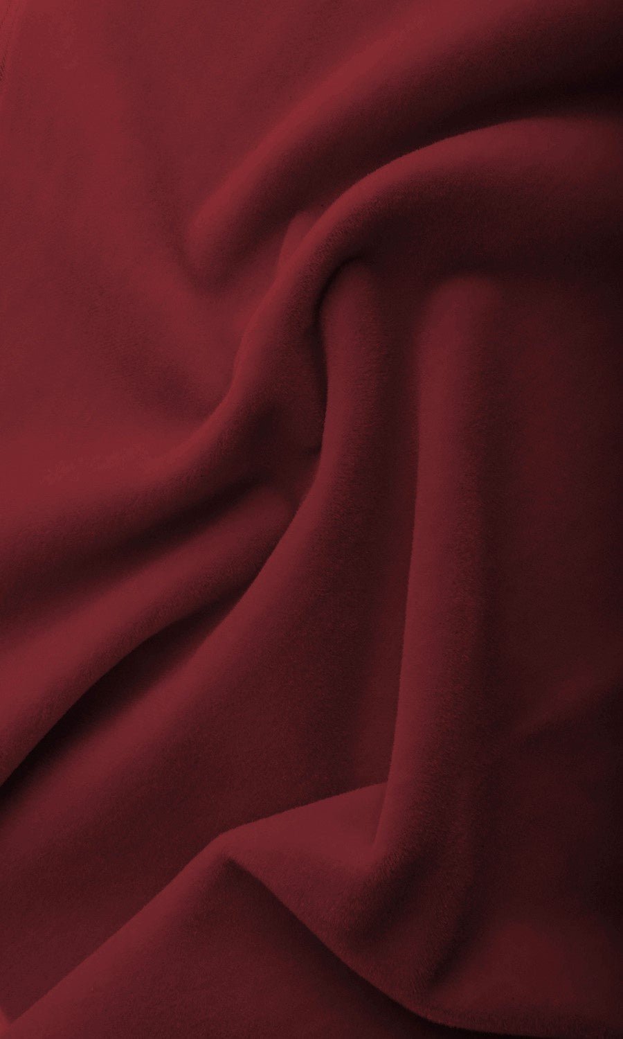 Velvet Home Textile Fabric Material By the Yard (Burgundy Red)