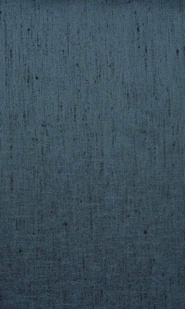 Silk Blend Pinch Pleat, Rod Pocket, Eyelet Curtains (Navy Blue)