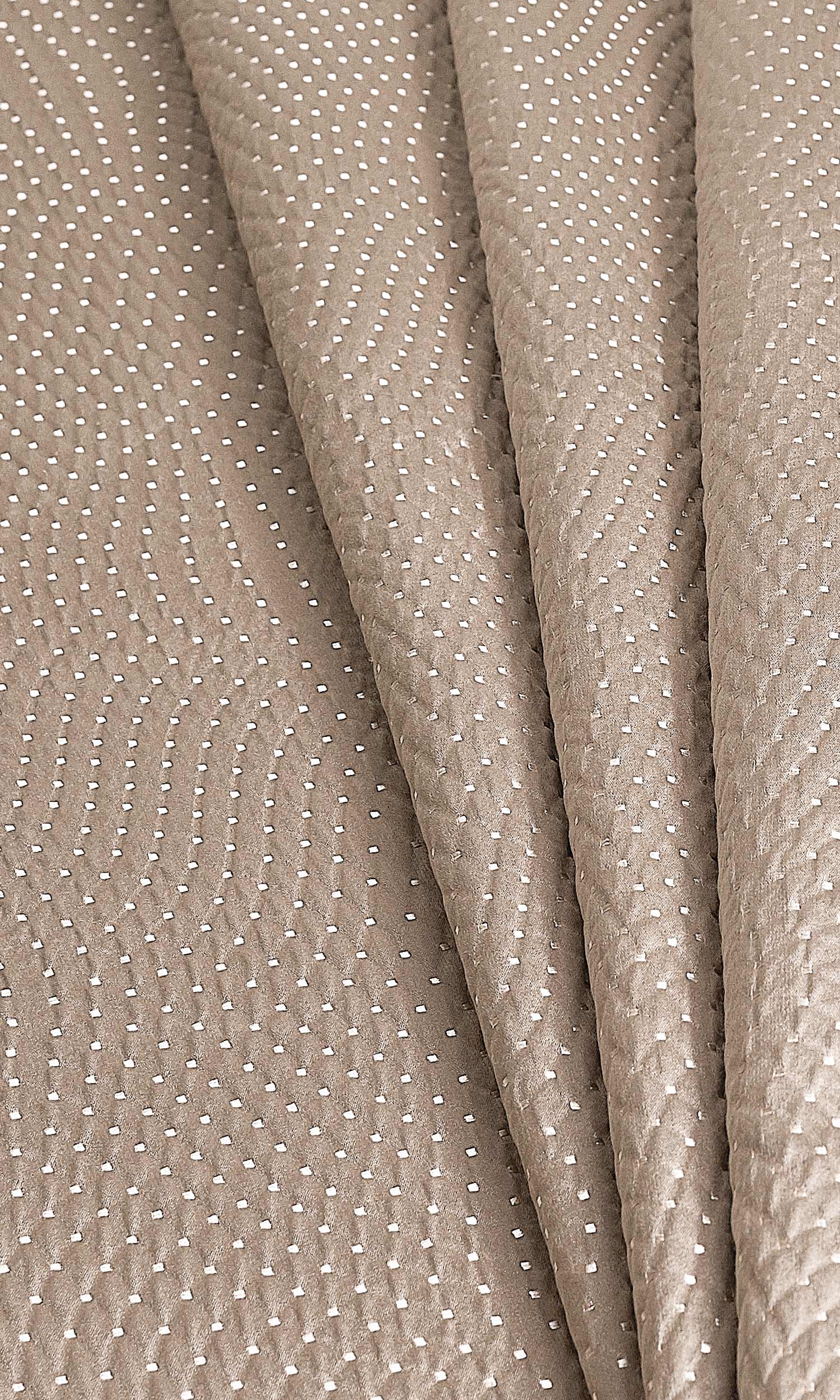 Silk-Blend Home Décor Fabric By the Yard (Caramel Brown)