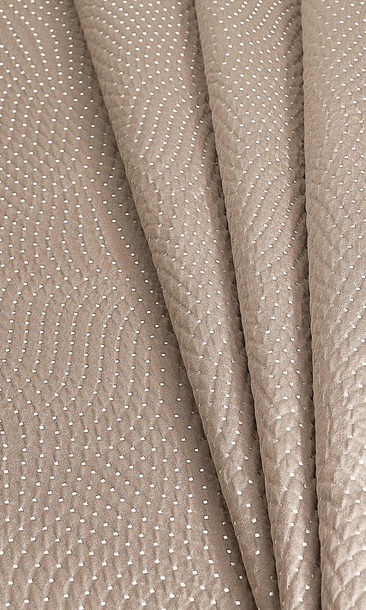 Silk-Blend Home Décor Fabric Sample (Caramel Brown)