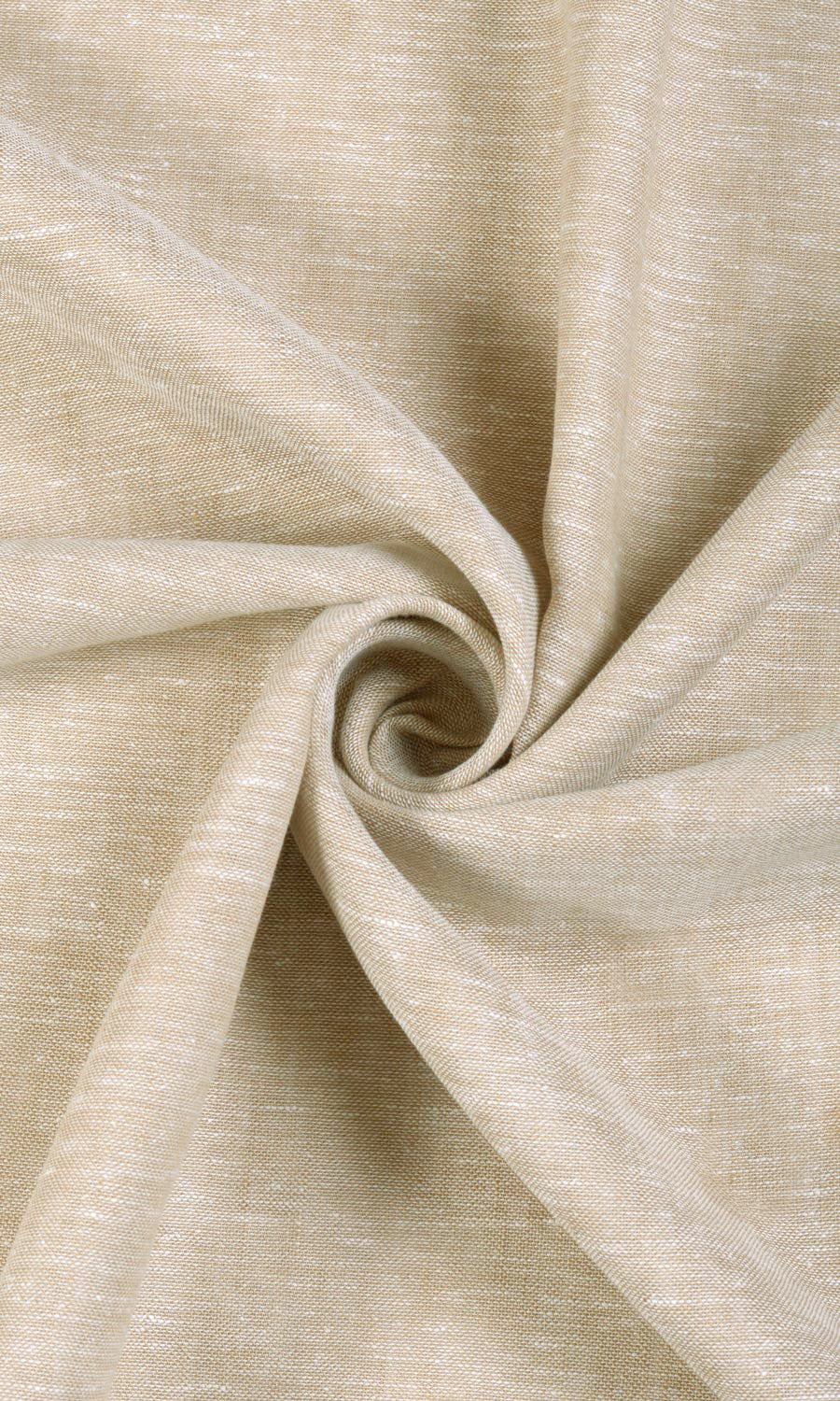 Sheer Linen Home Textile Fabric Material Sample (Beige)