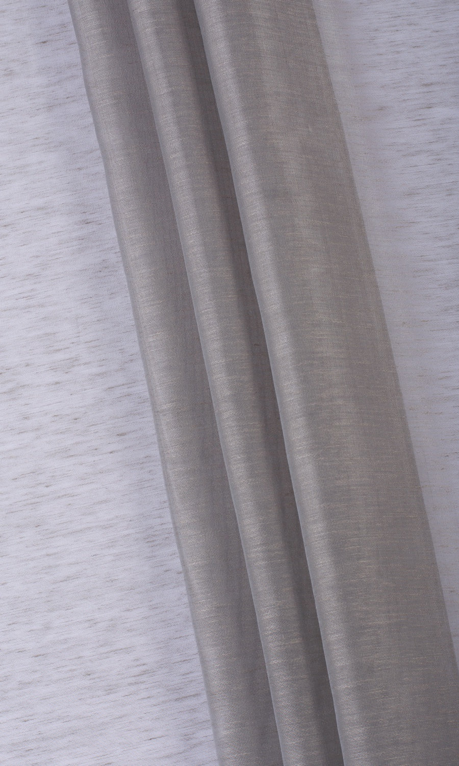 Plain Sheer Window Treatments Fabric By the Yard (Coffee Brown)