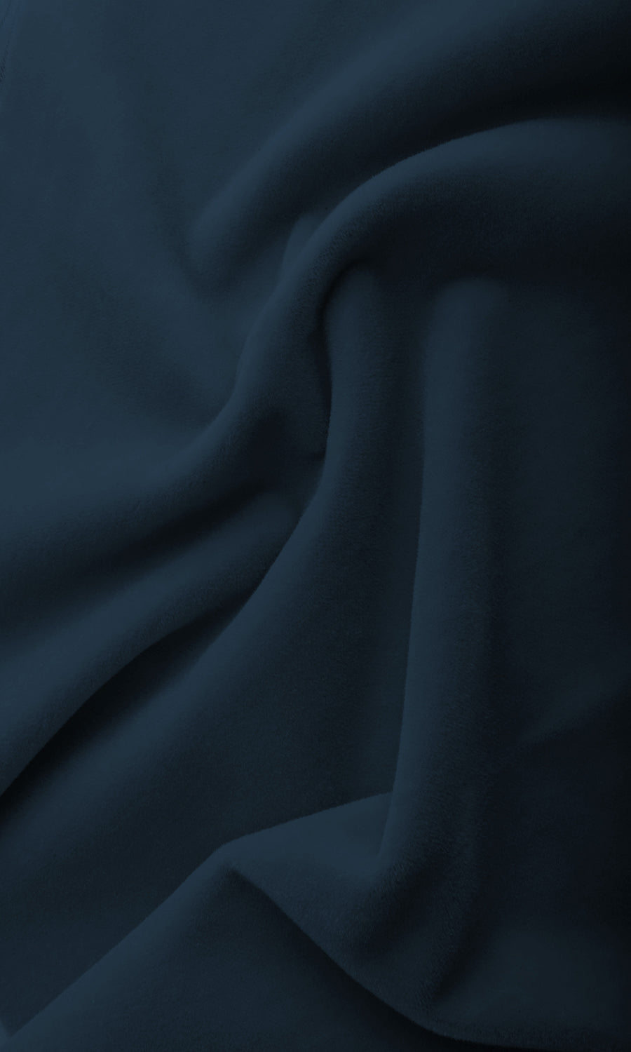 Velvet Home Textile Fabric Material By the Yard (Navy Blue)