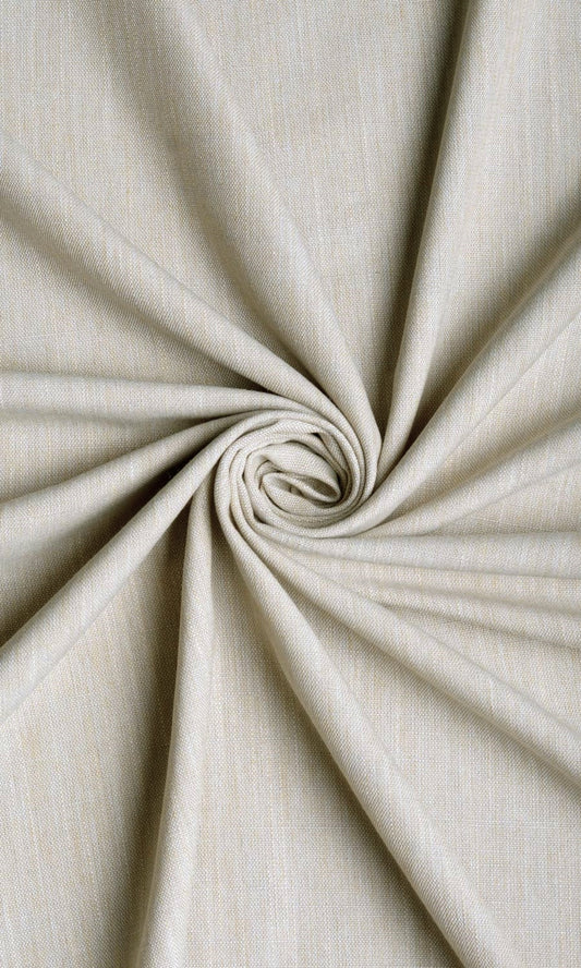 Plain Linen Texture Drapes (Pale Grey/ Ivory)