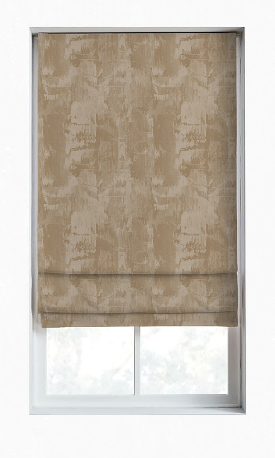 Modern Striped Home Décor Fabric Sample (Brown/ Beige)