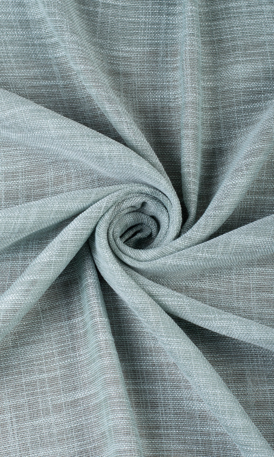 Textured Sheer Home Textile Fabric Material Sample (Cambridge Blue)