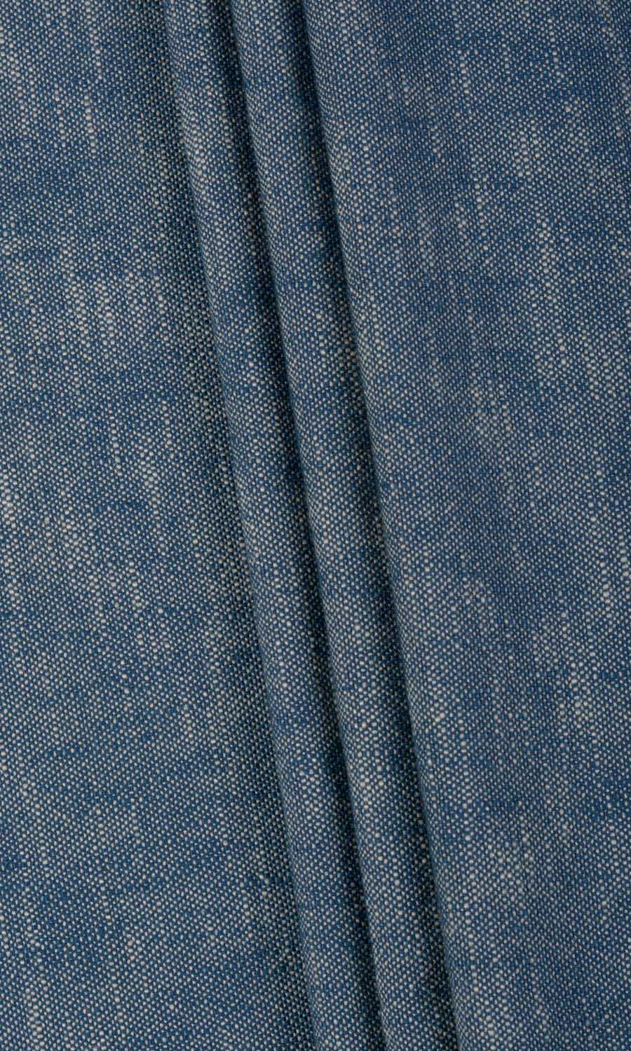 Plain Cotton Fabric Material By the Yard (Navy Blue)