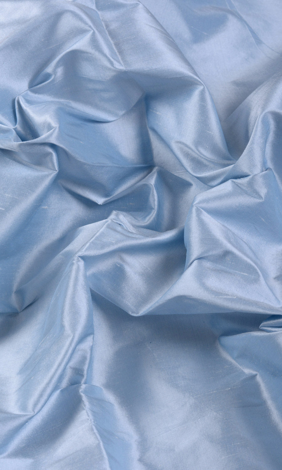 Shantung Silk Window Treatments Fabric Sample (Steel Blue)