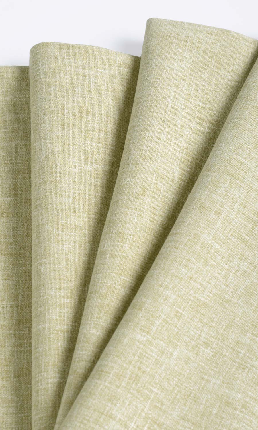 Poly-Cotton Blend Window Treatments Fabric Sample (Pale Green)
