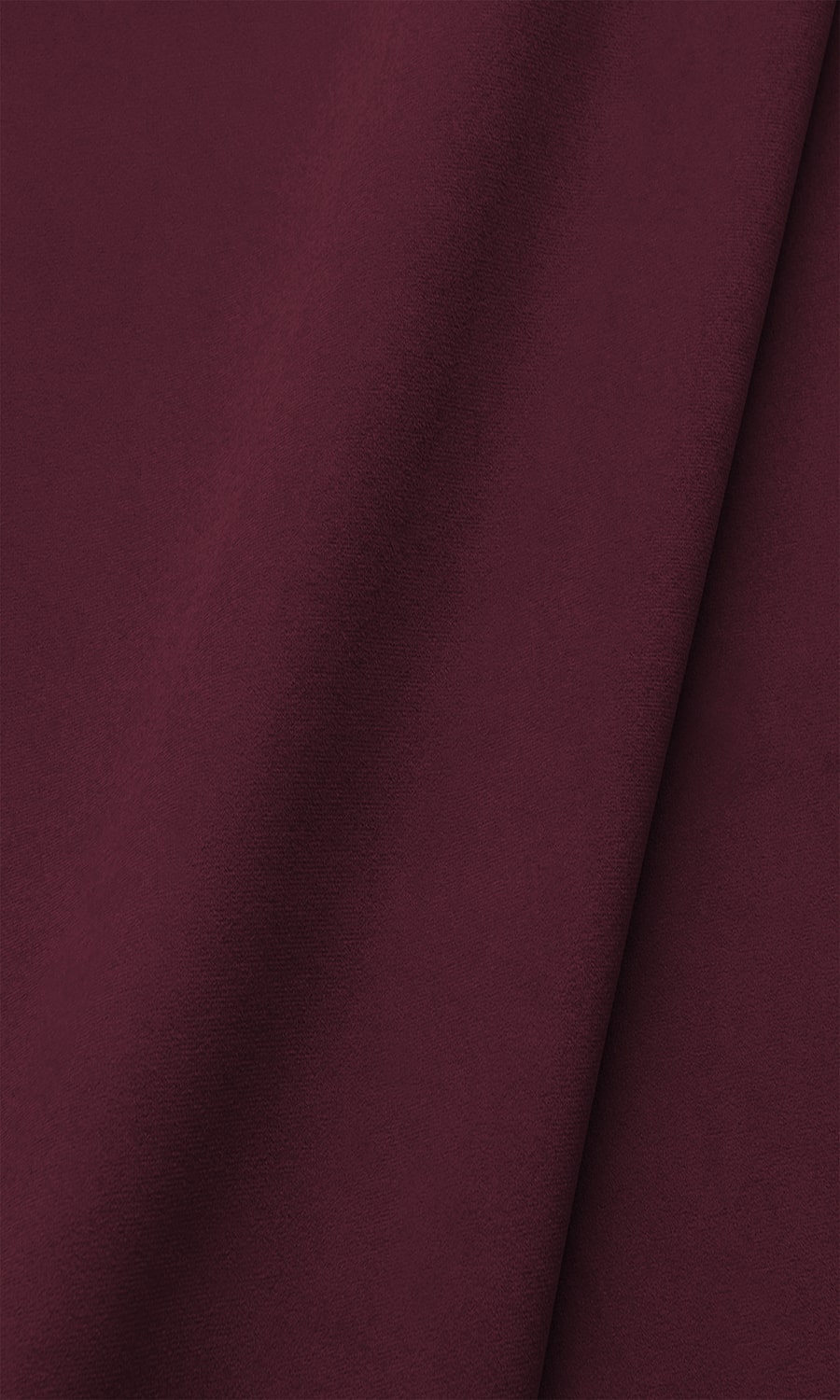 Velvet Window Treatments Fabric Sample (Burgundy Red)