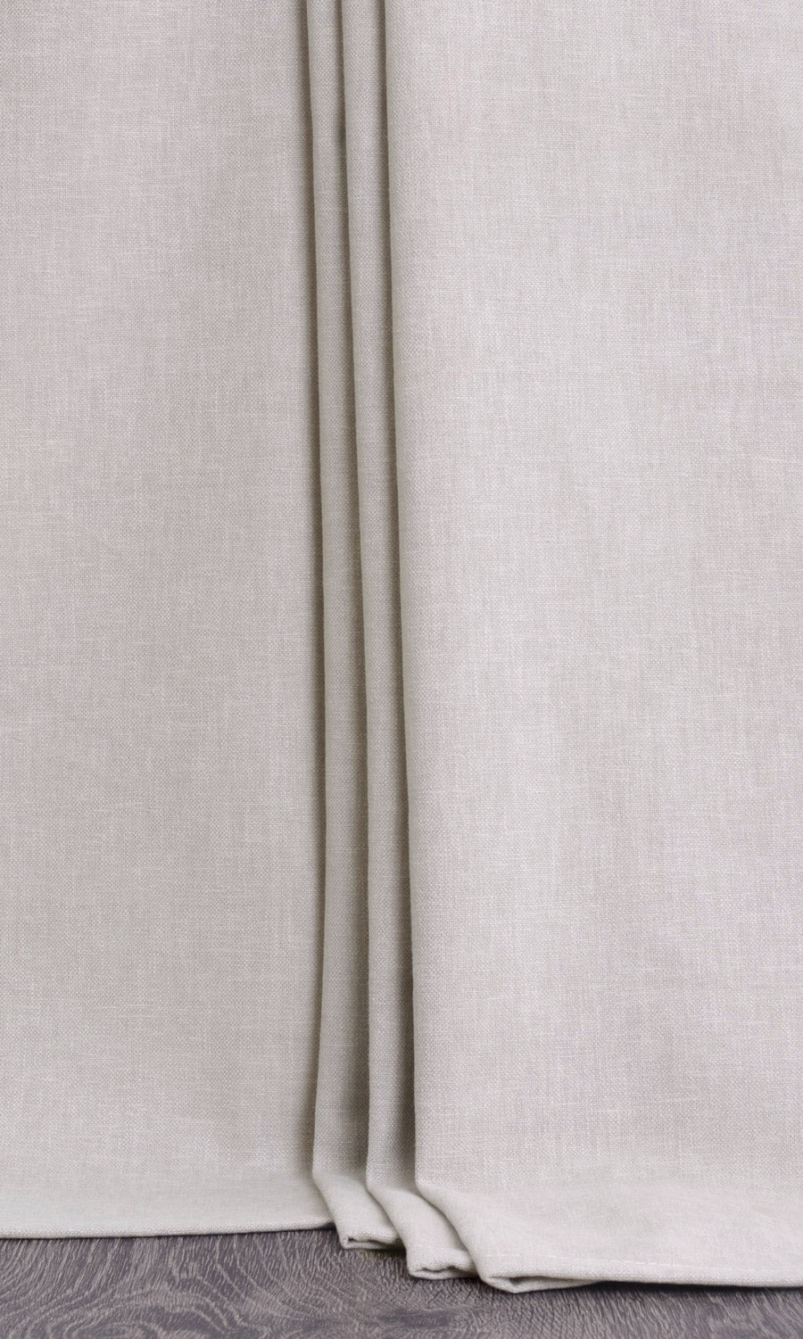 Linen Rich Window Treatments Fabric Sample (Abalone Gray)