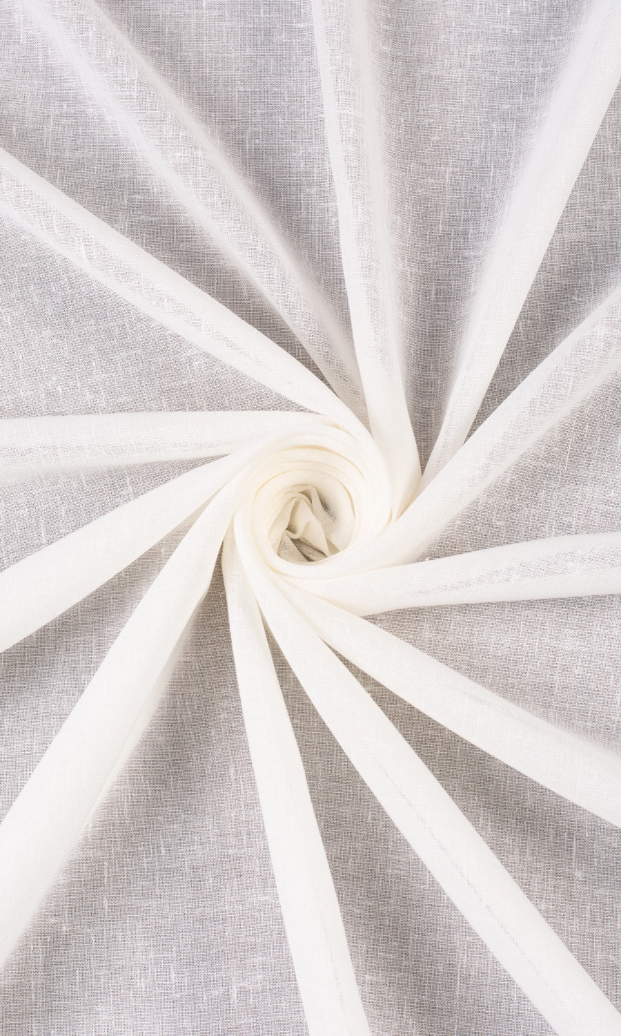 Plain Sheer Home Décor Fabric By the Yard (Cream)