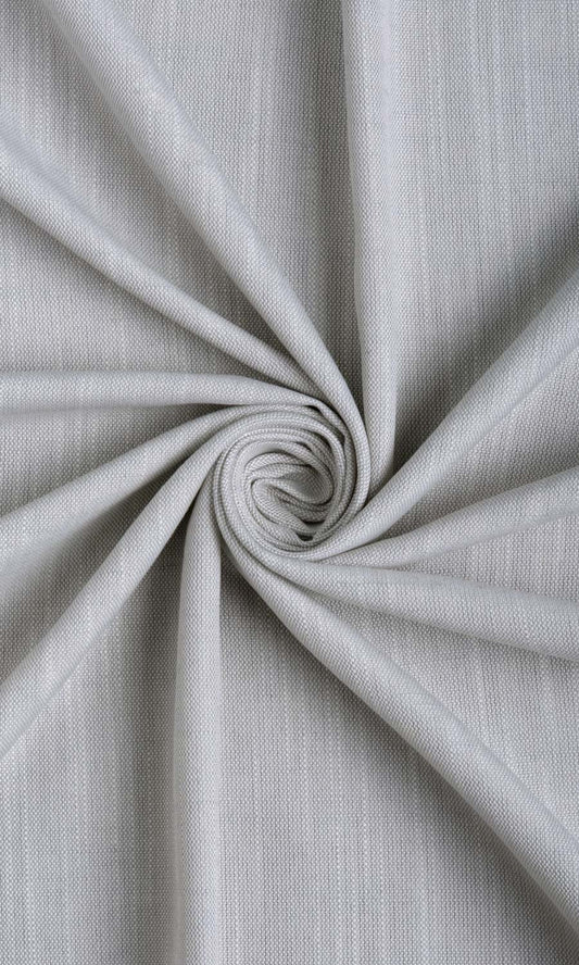 Plain Linen Texture Home Décor Fabric By the Yard (Silver Grey)