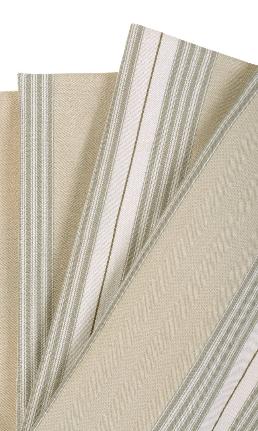 Cotton Fabric Sample for Curtains & Drapes (Beige/ White)