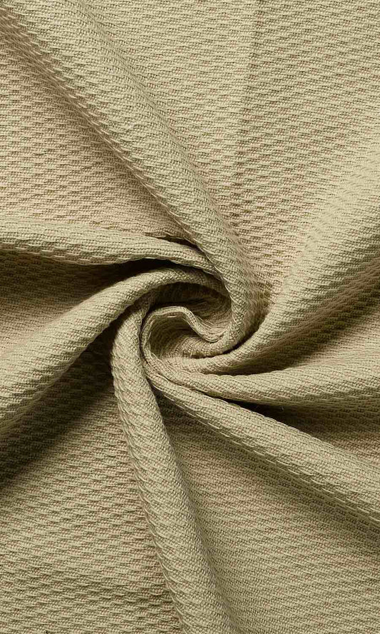 Cotton Home Décor Fabric Sample (Beige-Green)