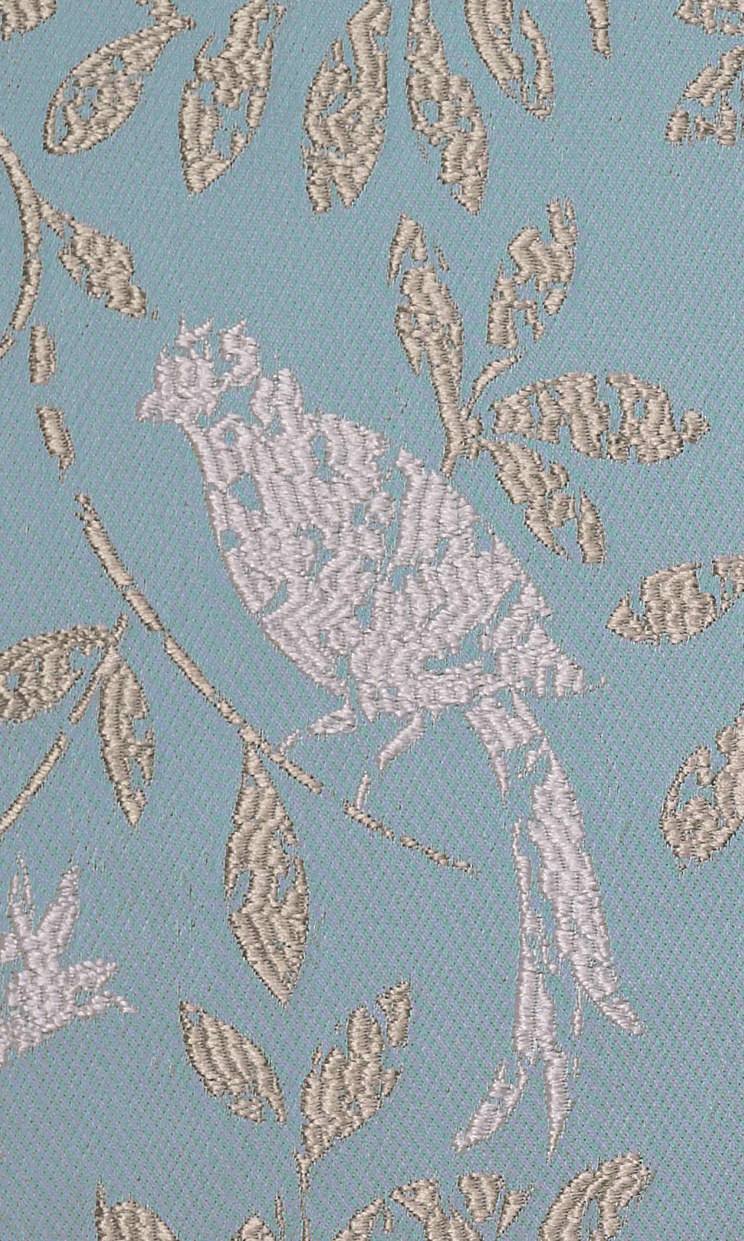 French Country  Home Textile Fabric Material By the Yard (Blue)