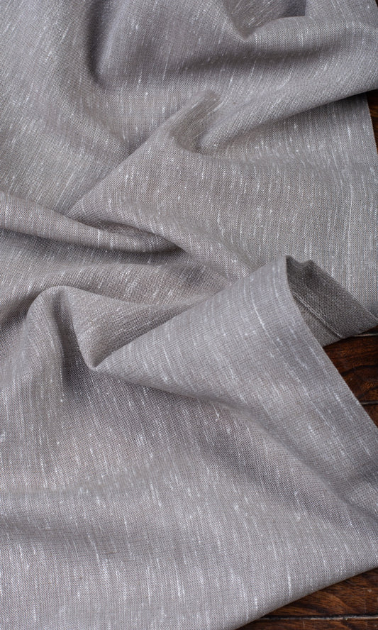 Plain Sheer Home Décor Fabric By the Yard (Warm Grey)