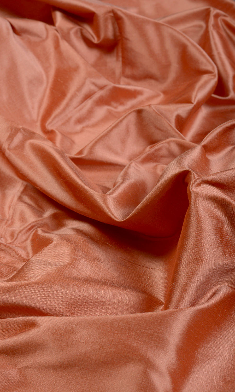 Shantung Silk Home Textile Fabric Material Sample (Orange)