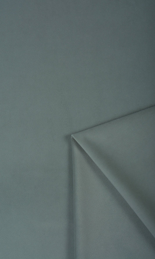 Velvet Home Décor Fabric By the Yard (Slate Grey)