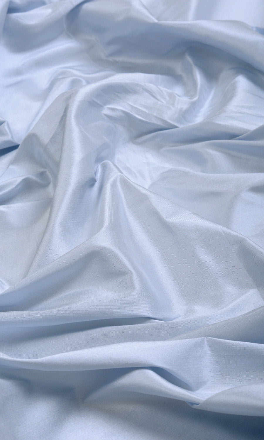 Shantung Silk Home Textile Fabric Material Sample (Ice Blue)