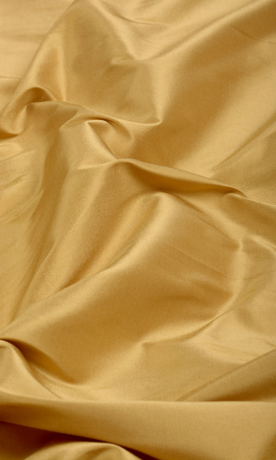 Shantung Silk Free Fabric Material Sample (Ochre/ Burnt Yellow)