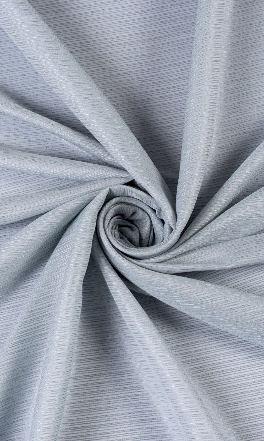 Striped Sheer Home Textile Fabric Material By the Yard (Periwinkle Gray)