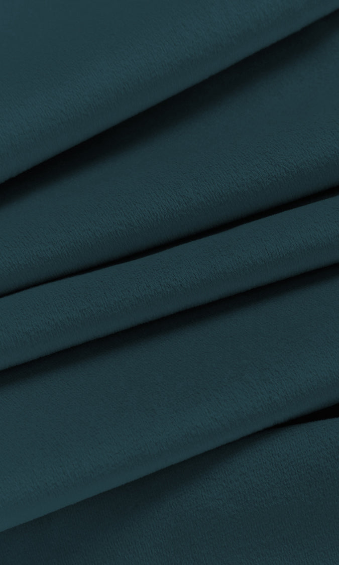 Velvet Home Décor Fabric Sample (Deep Blue)